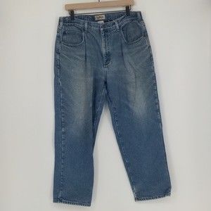 L.L. Bean Men's Comfort Waist Medium Wash Lined Straight Leg Jean‎ Size 36 x 29